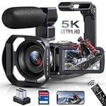 DINGETU Camcorder Video Camera 5K U