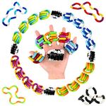 20pack Tangles Fidget Toy, Multicolored ADHD Fidget Toys for Kids and Adults, Quiet Fidgets, Twisty Brain Imagine Tools Sensory Toys Relax Therapy Anxiety Stress Relief Desk Toy