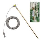 MOKIKUBA Grounding Rod with 40ft Wire, Connects Your Body to The Earth, Great to Use with Earthing Sheet, Grounding Mat, Pillowcase, Pad (Copper)