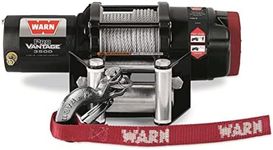 WARN ProVantage 3500 Winch - 3500 lb. Capacity, 50' of 3/16" Wire Rope, Roller Fairlead, Wired Remote Control, Weather-Sealed, for ATV/UTV