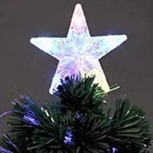 4FT Fiber Optic Christmas Tree – Pre-Lit Artificial Holiday Decor