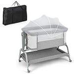 BABY JOY 4 in 1 Baby Bassinet with 