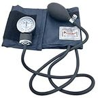 Professional Manual Blood Pressure Monitor - Medical Aneroid Sphygmomanometer with Carrying Case, Navy Blue