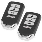 X AUTOHAUX 2pcs 313.8MHz ACJ932HK1210A Replacement Keyless Entry Remote Car Key Fob for Honda Accord 2013-2015 for Honda Civic 2014-2015 216J-HK1210A