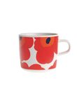 Marimekko - Unikko Oiva Stoneware Coffee Mug (7oz. Red Poppy)