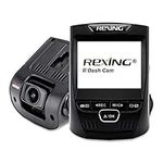 Rexing V1 Basic Dash Cam 1080P FHD DVR Car Driving Recorder, 2.4" LCD Screen 170°Wide Angle, G-Sensor, WDR, Parking Monitor, Loop Recording