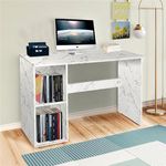 QARA Wooden Office Table|Desktop/Laptop Table for Home | Office Study Table Office Desk (Italian- Scholar)