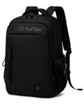 Arctic Hunter Backpack for Men Women Stylish 15.6-inch Laptop Bag 21L Daily Use Capacity Business Laptop Backpack Multi-pockets Water-resistant Lightweight Padded Backpack for Office College,Black