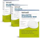 terrasil Balanitis Soap for Men, Soothing Care and Relief from Balanitis Symptoms: Irritation, Itch, Redness and Inflammation. Natural, Dermatologist tested & Hypoallergenic Soap Approved, 75g (3pk)