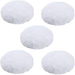 KingBra Car Polisher Pad Bonnet (5 to 6 Inch), 5Pcs Wool Polishing Bonnet Orbital Buffing Pad Cover Waxer Bonnet for Car Polisher