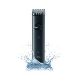 MI Xiaomi Beard Trimmer 2 - Corded & Cordless, Type-C Fast Charging, LED Display, Waterproof, 40 Length Settings, 90 mins Cordless Runtime, Stainless Steel Blades, Travel Lock feature, Black