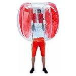 H-A HW Bumper Ball 4â€™Zorb Balls Inflatable Body Bubble Soccer Ball for Adults and Kids (Only 1 Red)