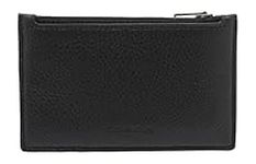 Coach Men Zip Card Case Black, Black, Small, Card Case