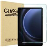 ProCase 1 Pack Screen Protector for Galaxy Tab S10 Plus 2024/Tab S9 FE Plus/S9 Plus/S8 Plus/S7 FE/S7 Plus 12.4 inch 2023, Tempered Glass HD Clear Film Guard for Tablet SM-X820/X610/X810/X800/T730/T970