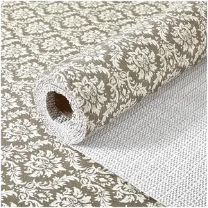 ALIUNI Drawer and Shelf Liner, Non-Slip Kitchen Cabinet Liners Non-Adhesive Thick Strong Grip Waterproof Washable Mats Protect Dresser Shelves Cupboard Bathroom Cabinets, Boho: Beige, 24 in X 30 FT