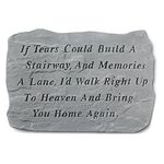 Kay Berry- Inc. 64620 If Tears Could Build A Stairway And Memories A Lane - Memorial - 18.5 Inches x 12.25 Inches