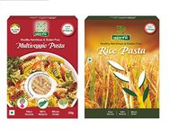 NutraHi Multiveggie Gluten Free Pasta + Rice Gluten Free Pasta ( Combo ) 250g Each