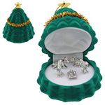 CBC Distributors Christmas Decoration - Mini Metal Figures in Tree Gift Box - Nativity