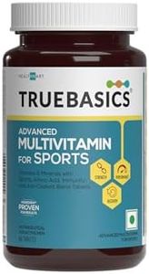 TrueBasics Advanced Multivitamin For Sports & Fitness (30 Tablets) | With Amino Acid, Energy, Antioxidant & Immunity Blends, 24 Vitamins & Minerals | For Immunity & Energy