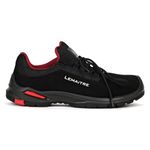 PERF Mens Lemaitre Riley Low Ankle Performance Safety Shoes - Water-Resistant Microfiber, Antistatic Outdoor Shoes Size 6 Black