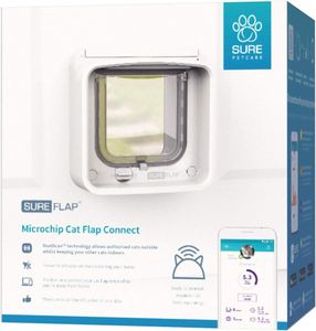 SureFlap Microchip Cat Flap – White Pet Door