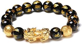 Edinber Black Obsidian Wealth Brace