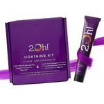 2.Oh! Purple Hair Color DIY Kit | Italian Quality Semi Permanent Hair Color + Hair Bleach for Hair Color | Hair Highlights for Women & Men | Hair Bleach with Plex & Argan oil| Lightening Kit