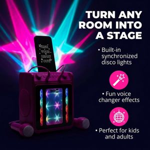RockJam Bluetooth Karaoke Machine – 10W Portable Speaker