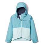 Columbia Toddler Girls Rain-Zilla Jacket, Sea Wave/Icy Morn, 4T