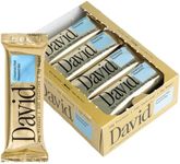 David Protein Bar, Cinnamon Roll, Pack of 12 Protein Bars | 28g of Protein | 150 Calories | 0g of Sugar - High Protein, Low Carb, Gluten Free Protein Bar