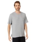 BOSS Men's Waffle Contrast Logo Short-Sleeve T-Shirt, Light Cloud Grey, Large