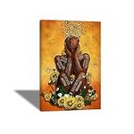 Black Women Wall art Women Canvas W