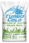 Avern Turbo Cold, Winter Grass Seed 1.3KG, Hard Wearing Grass, Dog Friendly, Germinates in Colder Weather, Ideal for Overseeding or New UK Gardens (1.3KG, Upto 78 sqm Coverage)