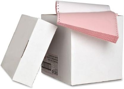 Sparco Dot Matrix Print Continuous Paper, Assorted Color