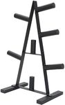 Barbell Black/Red Tree Storage Rack