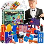 Learn & Climb Betty's Magic kit for Kids - Master Over 100 Magic Tricks Set