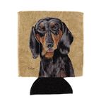 Caroline's Treasures SC9139CC Dachshund Can or Bottle Koozie Hugger, Can Hugger, Multicolor