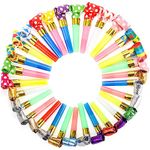 Hedume 200 Pieces Party Blower, Noisemakers Blowouts Whistles, Colorful Birthday Noisemakers, Party Horns Party Whistles New Years Party Noisemakers, Blowouts Noisemakers Funny Party Blowouts Blowers