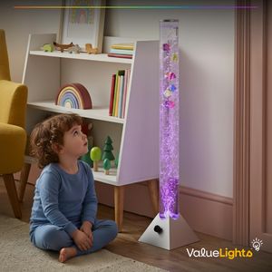 MiniSun 120cm LED Bubble Floor Lamp – Modern Mood Lighting