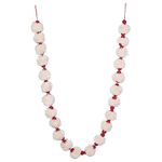 Creative Co-op Christmas Garland Decoration, Red