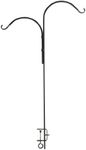 Panacea Products 46-Inch Forged Double Adjustable Deck Hook, Black
