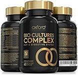 Advanced Probiotics for Gut Health | Scientifically Formulated Pre & Probiotic Gut Health Supplements | 60 Specialised Capsules with 5 Billion Bacterial Cultures, 100 Billion CFU/g Source | Made in UK