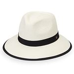 Wallaroo Hat Company Women’s Petite Gabi Fedora – UPF 50+ – Lightweight – Adjustable – Packable – Extra Small, Ivory, X-Small-Small