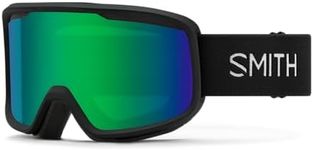 Smith Frontier Snow Goggles One Size Black Green Sol-X Mirror