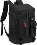 TUGUAN 30L Cooler Backpack 36 Cans Insulated Cool Bag Rucksack Leak Proof Picnic Backpack Lunch Bag for Men Work Lightweight Thermal Bag Women for Travel Camping Beach Cooler, Black