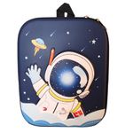 Suffix Retail ® Kids Bags for 3-5 Years| Pre-Nursery Kids Backpack with Cute Keychain | Unicorn Bags for Girls | Space Bag For Boys | Picnic Bags for Girls & Boys (ASTRO_BLUE)