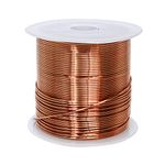 82 Feet Tarnish Resistant Copper Wires 20 Gauge/0.8mm Jewelry Craft Wires Beading Wire for Jewelry Making, Wire Wrapping and Crafting(Copper)