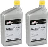 Briggs & Stratton SAE 5W-30 Synthetic Small Engine Motor Oil - 32 Oz. 100074 (Pack of 2)