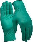 SLICK KIT Disposable Nitrile Gloves, 5Mil Latex-Free Powder-Free Industrial Gloves for Cleaning Automotive, Non-Sterile (Green, Large/9 (Pack of 1000))