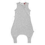Tommee Tippee Baby Sleep Bag with Legs, The Original Grobag Steppeebag, Baby Romper Suit, Hip-Healthy Design, Soft Cotton-Rich Fabric, 18-36m, 1.0 TOG, Sky Grey Marl